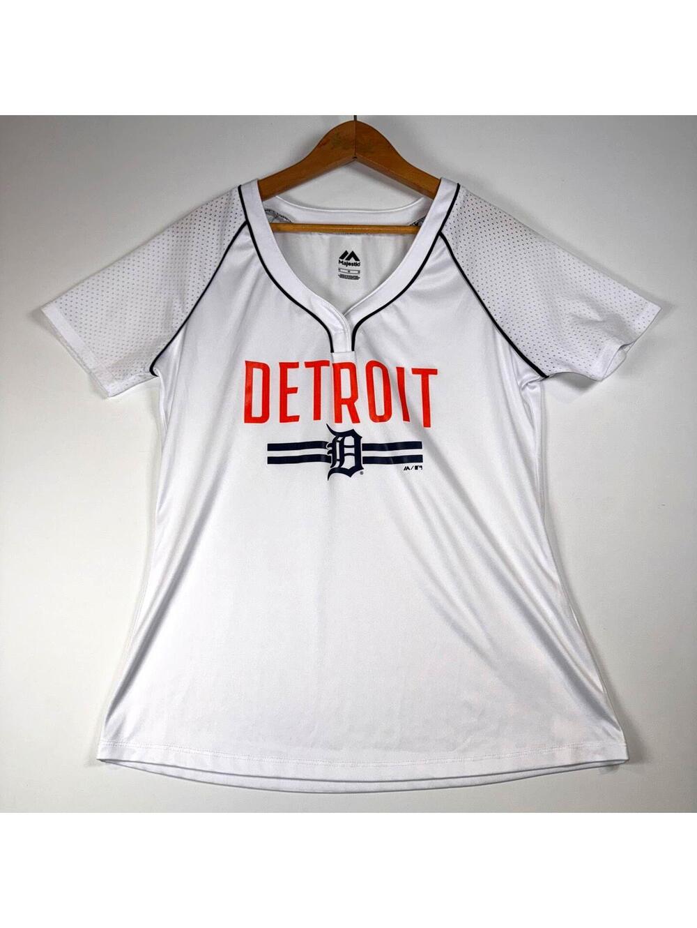 Majestic Womens Detroit Tigers Jersey Medium